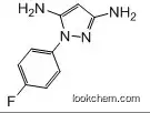Molecular Structure of 1248501-80-5 (1-(4-fluorophenyl)-1H-pyrazole-3,5-diamine)